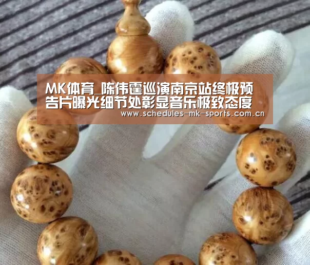 MK体育_陈伟霆巡演南京站终极预告片曝光细节处彰显音乐极致态度(图2) MK体育